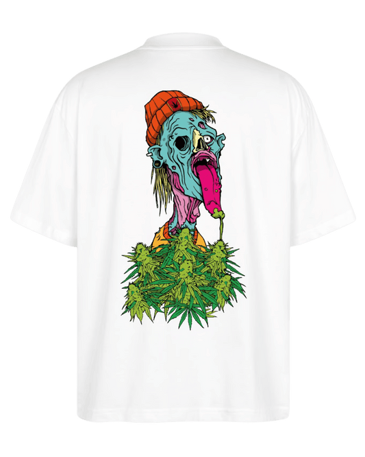 Weißes KaliSeeds T-Shirt mit stylischem Logo – hochwertiges Merchandise für Fans und Grower