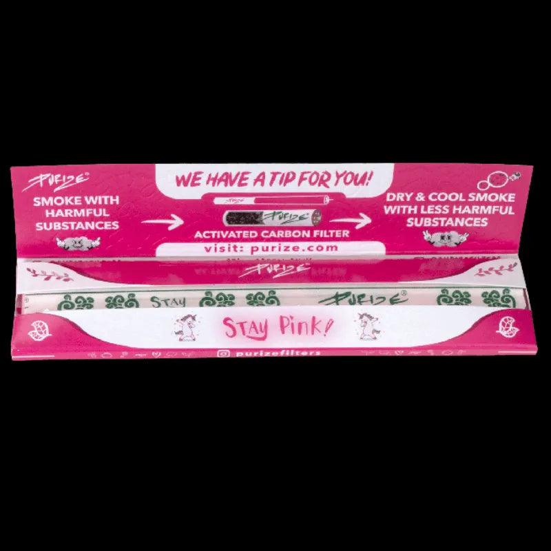 PURIZE® Longpapers | King Size Slim | Pink - 420Strainz
