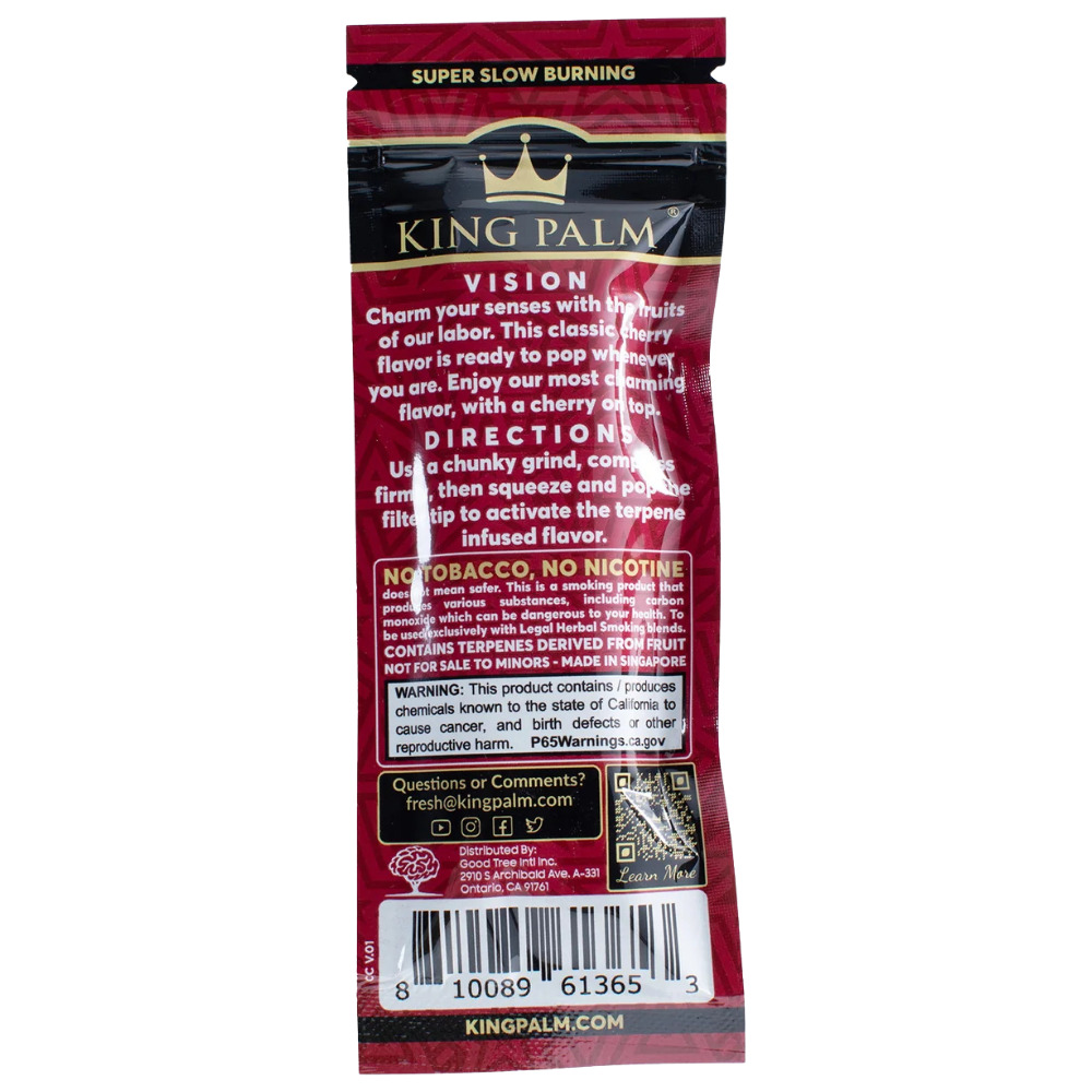 King Palm Cherry Charm – 2 Mini Rolls - 420Strainz
