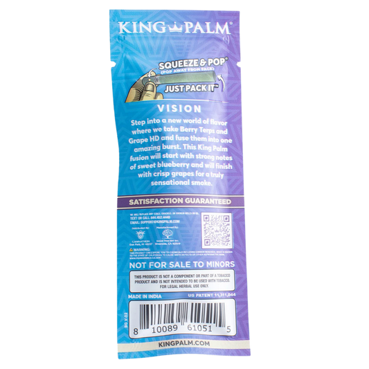 King Palm Blue Grape – 2 Mini Rolls - 420Strainz