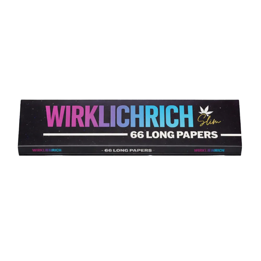 King Size Slim Longpapers | 66 ungebleichte Blättchen pro Packung - 420Strainz
