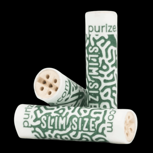 PURIZE Aktivkohlefilter Slim Size 7mm (50 Stück) - 420Strainz