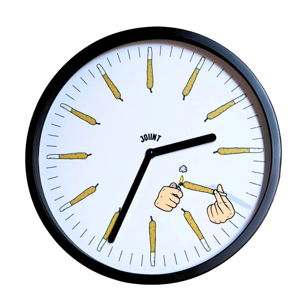 420 Wanduhr | Kreatives Joint-Design, limitiert auf 420 Stück - 420Strainz